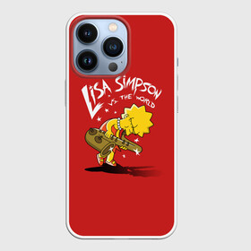 Чехол для iPhone 13 Pro с принтом Лиза Симпсон в Тюмени,  |  | homer | lisa | simpson | simpsons | барт | гомер | лиза | мульт | мультик | мультфильм | симпсон | симпсоны