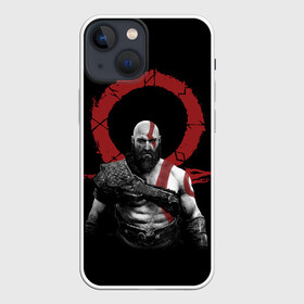 Чехол для iPhone 13 mini с принтом God of War 4 в Тюмени,  |  | atreus | god of war | god of war 4 | gow | kratos | ps4 | атрей | бог войны | гов | зы4 | кратос | левиафан | мальчик | мимир | мировой змей | пиратs | руны | эксклюзив