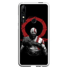 Чехол для Honor P Smart Z с принтом God of War 4 в Тюмени, Силикон | Область печати: задняя сторона чехла, без боковых панелей | Тематика изображения на принте: atreus | god of war | god of war 4 | gow | kratos | ps4 | атрей | бог войны | гов | зы4 | кратос | левиафан | мальчик | мимир | мировой змей | пиратs | руны | эксклюзив