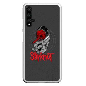 Чехол для Honor 20 с принтом Slipknot в Тюмени, Силикон | Область печати: задняя сторона чехла, без боковых панелей | slipknot | грув | джей вайнберг | кори тейлор | крис фен | крэйг джонс | метал | мик томсон | музыка | ню | петля | рок | сид уилсон | скользящий узел | слайпкнот | слипкнот | слипнот | удавка