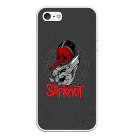 Чехол для iPhone 5/5S матовый с принтом Slipknot в Тюмени, Силикон | Область печати: задняя сторона чехла, без боковых панелей | slipknot | грув | джей вайнберг | кори тейлор | крис фен | крэйг джонс | метал | мик томсон | музыка | ню | петля | рок | сид уилсон | скользящий узел | слайпкнот | слипкнот | слипнот | удавка