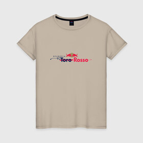 Женская футболка хлопок с принтом str в Тюмени, 100% хлопок | прямой крой, круглый вырез горловины, длина до линии бедер, слегка спущенное плечо | f 1 | formula 1 | str | toro rosso | ф 1 | формула 1