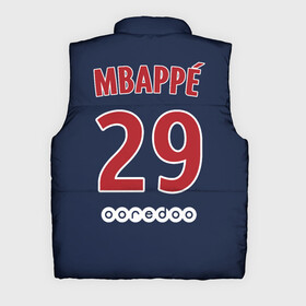 Мужской жилет утепленный 3D с принтом Мбаппе ПСЖ 18 19 в Тюмени,  |  | mbappe | mbappe psg | psg | мбаппе | мбаппе псж | псж | футбол