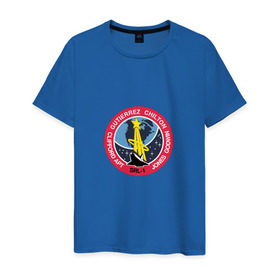 Мужская футболка хлопок с принтом NASA Mission Insignia 1969 в Тюмени, 100% хлопок | прямой крой, круглый вырез горловины, длина до линии бедер, слегка спущенное плечо. | administration | aeronautics | brand | logo | nasa | national | oldschool | space | usa | исследование | космос | лого | наса | национальное | олдскул | сша | управление