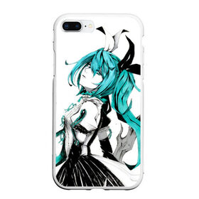 Чехол для iPhone 7Plus/8 Plus матовый с принтом Hatsune Miku в Тюмени, Силикон | Область печати: задняя сторона чехла, без боковых панелей | hatsune miku | аниме | вокалоид | девушки | манга | мульт | оружие | певица | сёдзё | сериал | хатсуне мику | япония