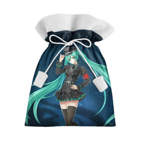 Подарочный 3D мешок с принтом Hatsune Miku в Тюмени, 100% полиэстер | Размер: 29*39 см | hatsune miku | аниме | вокалоид | девушки | манга | мульт | оружие | певица | сёдзё | сериал | хатсуне мику | япония