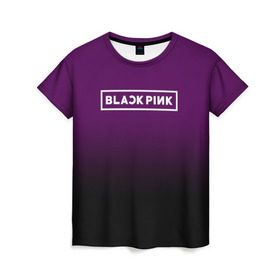 Женская футболка 3D с принтом BlackPink в Тюмени, 100% полиэфир ( синтетическое хлопкоподобное полотно) | прямой крой, круглый вырез горловины, длина до линии бедер | blackpink