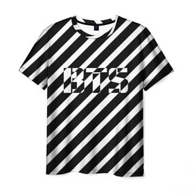 Мужская футболка 3D с принтом BTS в Тюмени, 100% полиэфир | прямой крой, круглый вырез горловины, длина до линии бедер | bts | bts army | j hope | jimin | jin | jungkook | k pop | rap monster | rapmon | suga | v | бтс | группа | корея
