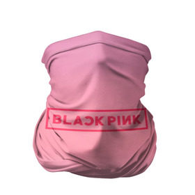 Бандана-труба 3D с принтом BlackPink в Тюмени, 100% полиэстер, ткань с особыми свойствами — Activecool | плотность 150‒180 г/м2; хорошо тянется, но сохраняет форму | Тематика изображения на принте: black  pink | blackpink | flowers | jennie | jisoo | k pop | lalisa | sakura | группа | к поп | корейская группа | растения | розовый | сакура | цветы | черный