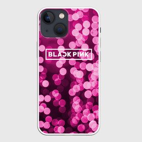 Чехол для iPhone 13 mini с принтом BlackPink в Тюмени,  |  | black  pink | blackpink | flowers | jennie | jisoo | k pop | lalisa | sakura | группа | к поп | корейская группа | растения | розовый | сакура | цветы | черный