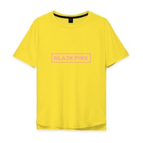 Мужская футболка хлопок Oversize с принтом BlackPink 97 ROSE в Тюмени, 100% хлопок | свободный крой, круглый ворот, “спинка” длиннее передней части | 97 rose | black  pink | blackpink | jennie | jisoo | k pop | lalisa | группа | к поп | корейская группа | розовый | черный