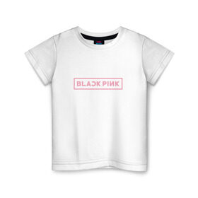 Детская футболка хлопок с принтом BlackPink 96 JENNIE в Тюмени, 100% хлопок | круглый вырез горловины, полуприлегающий силуэт, длина до линии бедер | 96 jennie | black  pink | blackpink | jennie | jisoo | k pop | lalisa | группа | к поп | корейская группа | розовый | черный