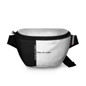 Поясная сумка 3D с принтом System of a Down в Тюмени, 100% полиэстер | плотная ткань, ремень с регулируемой длиной, внутри несколько карманов для мелочей, основное отделение и карман с обратной стороны сумки застегиваются на молнию | 