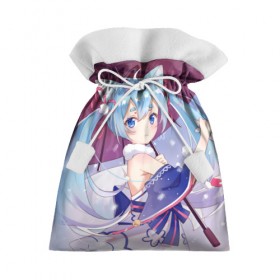 Подарочный 3D мешок с принтом Hatsune Miku в Тюмени, 100% полиэстер | Размер: 29*39 см | hatsune miku | аниме | вокалоид | девушки | манга | мульт | оружие | певица | сёдзё | сериал | хатсуне мику | япония