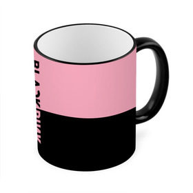 Кружка 3D с принтом BlackPink в Тюмени, керамика | ёмкость 330 мл | black  pink | blackpink | jennie | jisoo | k pop | lalisa | группа | к поп | корейская группа | розовый | черный