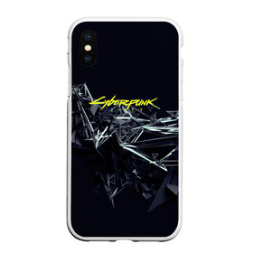 Чехол для iPhone XS Max матовый с принтом Cyber Punk 2077 в Тюмени, Силикон | Область печати: задняя сторона чехла, без боковых панелей | 2077 | cd projekt red | cyberpunk | cyberpunk 2077 | game | арт | будущее | видеоигра | игра | киберпанк 2077 | киборг | киборги