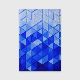 Обложка для паспорта матовая кожа с принтом Абстракция в Тюмени, натуральная матовая кожа | размер 19,3 х 13,7 см; прозрачные пластиковые крепления | abstraction | geometry | polygon | абстракция | геометрия | грань | краски | кубик | кубики | линии | мозаика | полигон | разноцветные | ребро | текстура | тени | узор