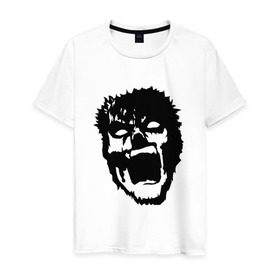 Мужская футболка хлопок с принтом Гатс. Безумие в Тюмени, 100% хлопок | прямой крой, круглый вырез горловины, длина до линии бедер, слегка спущенное плечо. | berserk | berzerk | guts | берсерк | гатс