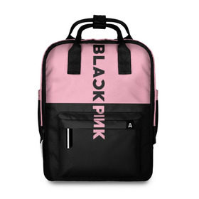 Женский рюкзак 3D с принтом BlackPink в Тюмени, 100% полиэстер | лямки с регулируемой длиной, сверху ручки, чтобы рюкзак нести как сумку. Основное отделение закрывается на молнию, как и внешний карман. Внутри два дополнительных кармана, один из которых закрывается на молнию. По бокам два дополнительных кармашка, куда поместится маленькая бутылочка
 | black  pink | blackpink | jennie | jisoo | k pop | lalisa | группа | к поп | корейская группа | розовый | черный