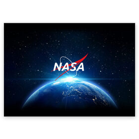 Поздравительная открытка с принтом NASA в Тюмени, 100% бумага | плотность бумаги 280 г/м2, матовая, на обратной стороне линовка и место для марки
 | Тематика изображения на принте: galaxy | nasa | planet | star | астрономия | галактика | звезды | космос | надписи | наса | планета