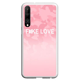 Чехол для Honor P30 с принтом BTS FAKE LOVE в Тюмени, Силикон | Область печати: задняя сторона чехла, без боковых панелей | bts | bts army | j hope | jimin | jin | jungkook | k pop | rap monster | rapmon | suga | v | бтс | группа | корея