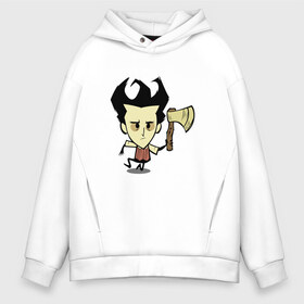 Мужское худи Oversize хлопок с принтом Dont Starve (2) в Тюмени, френч-терри — 70% хлопок, 30% полиэстер. Мягкий теплый начес внутри —100% хлопок | боковые карманы, эластичные манжеты и нижняя кромка, капюшон на магнитной кнопке | action adventure | dont starve | game | starve