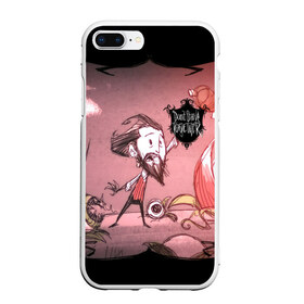 Чехол для iPhone 7Plus/8 Plus матовый с принтом DON`T STARVE в Тюмени, Силикон | Область печати: задняя сторона чехла, без боковых панелей | action | adventure | dont starve | gamer | player | twitch | игра