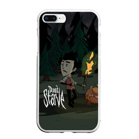 Чехол для iPhone 7Plus/8 Plus матовый с принтом DON`T STARVE в Тюмени, Силикон | Область печати: задняя сторона чехла, без боковых панелей | action | adventure | dont starve | gamer | player | twitch | игра