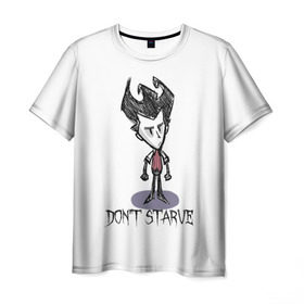 Мужская футболка 3D с принтом Don`t starve в Тюмени, 100% полиэфир | прямой крой, круглый вырез горловины, длина до линии бедер | 