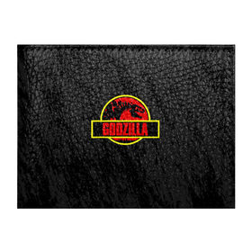 Обложка для студенческого билета с принтом JURASSIC GODZILLA в Тюмени, натуральная кожа | Размер: 11*8 см; Печать на всей внешней стороне | comic con | godzilla | gojira | logo | годзилла | знаки | иероглифы | лого | монстр | фильм | чудовище