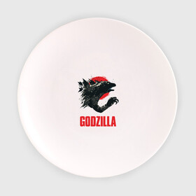 Тарелка с принтом GODZILLA в Тюмени, фарфор | диаметр - 210 мм
диаметр для нанесения принта - 120 мм | comic con | godzilla | gojira | logo | годзилла | знаки | иероглифы | лого | монстр | фильм | чудовище