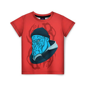 Детская футболка 3D с принтом Jeembo Grime в Тюмени, 100% гипоаллергенный полиэфир | прямой крой, круглый вырез горловины, длина до линии бедер, чуть спущенное плечо, ткань немного тянется | Тематика изображения на принте: jeembo | джангирян | джимбо
