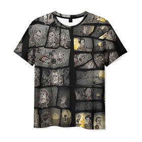 Мужская футболка 3D с принтом Don`t starve в Тюмени, 100% полиэфир | прямой крой, круглый вырез горловины, длина до линии бедер | 