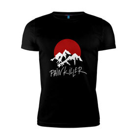 Мужская футболка премиум с принтом Painkiller Mountain в Тюмени, 92% хлопок, 8% лайкра | приталенный силуэт, круглый вырез ворота, длина до линии бедра, короткий рукав | jeembo | джангирян | джимбо