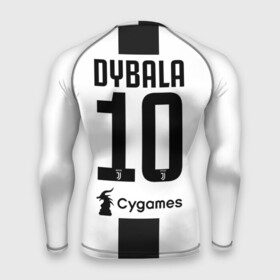 Мужской рашгард 3D с принтом Дибала Ювентус 18 19 в Тюмени,  |  | dybala | дибала | ювентус