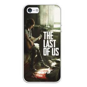 Чехол для iPhone 5/5S матовый с принтом THE LAST OF US в Тюмени, Силикон | Область печати: задняя сторона чехла, без боковых панелей | 