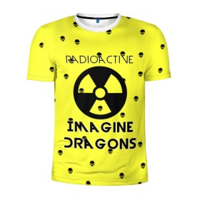 Мужская футболка 3D спортивная с принтом Imagine Dragons radioactive в Тюмени, 100% полиэстер с улучшенными характеристиками | приталенный силуэт, круглая горловина, широкие плечи, сужается к линии бедра | dragons | evolve | imagines | imagining | radioactive | вообрази драконов | имеджин драгонс | рок | хит