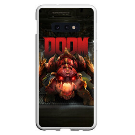 Чехол для Samsung S10E с принтом DOOM Pinky в Тюмени, Силикон | Область печати: задняя сторона чехла, без боковых панелей | 