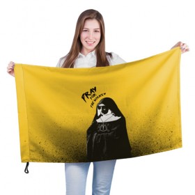 Флаг 3D с принтом Pray for the Wicked в Тюмени, 100% полиэстер | плотность ткани — 95 г/м2, размер — 67 х 109 см. Принт наносится с одной стороны | brendon urie | patd | spencer smith | tyan ross