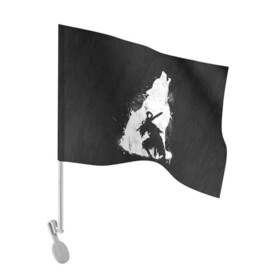 Флаг для автомобиля с принтом DARK SOULS | ДАРК СОУЛС в Тюмени, 100% полиэстер | Размер: 30*21 см | dark souls | game | gamer | mmo | play | player | rpg | дарк соулс | игра | темные души