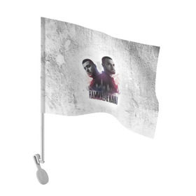 Флаг для автомобиля с принтом HammAli&Navai в Тюмени, 100% полиэстер | Размер: 30*21 см | 