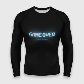 Мужской рашгард 3D с принтом Game Over в Тюмени,  |  | 