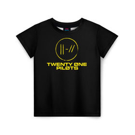 Детская футболка 3D с принтом Twenty One Pilots (Trench) #2 в Тюмени, 100% гипоаллергенный полиэфир | прямой крой, круглый вырез горловины, длина до линии бедер, чуть спущенное плечо, ткань немного тянется | trench | twenty one pilots