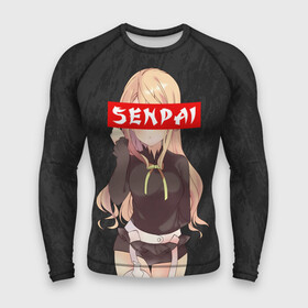 Мужской рашгард 3D с принтом SENPAI (В ЦВЕТЕ) в Тюмени,  |  | ahegao | kawai | kowai | oppai | otaku | senpai | sugoi | waifu | yandere | ахегао | ковай | отаку | сенпай | яндере