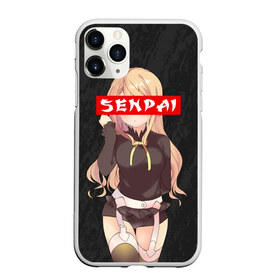 Чехол для iPhone 11 Pro матовый с принтом SENPAI (В ЦВЕТЕ) в Тюмени, Силикон |  | ahegao | kawai | kowai | oppai | otaku | senpai | sugoi | waifu | yandere | ахегао | ковай | отаку | сенпай | яндере