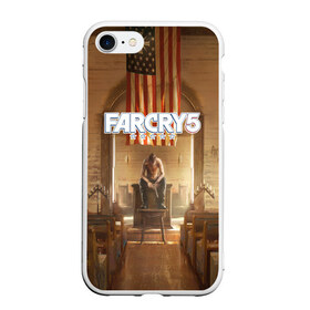 Чехол для iPhone 7/8 матовый с принтом Far Cry 5 в Тюмени, Силикон | Область печати: задняя сторона чехла, без боковых панелей | 