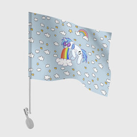 Флаг для автомобиля с принтом Рарити в Тюмени, 100% полиэстер | Размер: 30*21 см | май литл пони | май литтл пони | пони | рарити