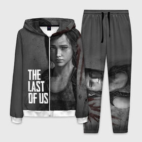 Мужской костюм 3D с принтом THE LAST OF US в Тюмени, 100% полиэстер | Манжеты и пояс оформлены тканевой резинкой, двухслойный капюшон со шнурком для регулировки, карманы спереди | gamer | player | stels | the last of us | the last of us part 2 | бегун | джоэл | каннибалы | охотники | сталкер | топляк | цикады | щелкун | элли