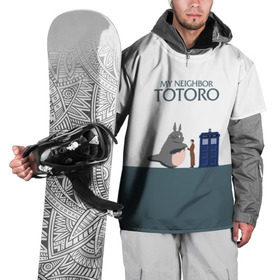Накидка на куртку 3D с принтом Мой сосед Тоторо в Тюмени, 100% полиэстер |  | Тематика изображения на принте: 10 доктор | doctor who | my neighbor totoro | tardis | totoro | десятый доктор | доктор кто | тардис | тоторо