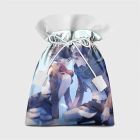 Подарочный 3D мешок с принтом Левай и Микаса в Тюмени, 100% полиэстер | Размер: 29*39 см | anime | attack on titan | леви